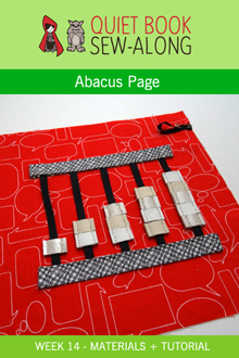 Thread Riding Hood - Quiet Book Sew-Along Wk 14