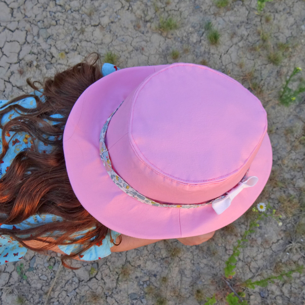 Fedora Hat with Liberty of London Top View