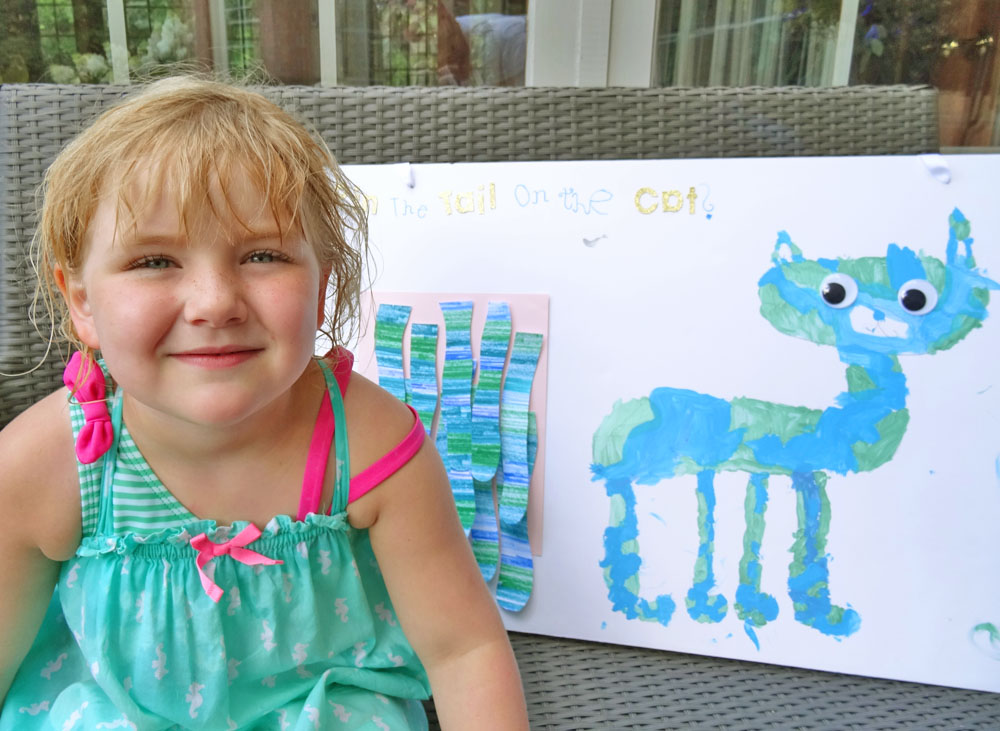 Cat Party - Pin the Tail on the Cat