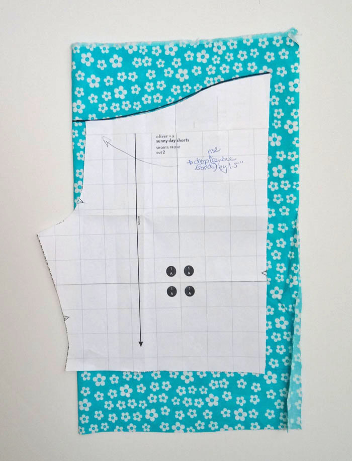 1 Draft the skirt top edge