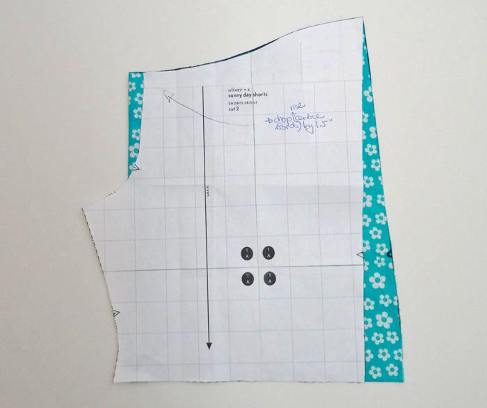 5 Cut out faux skirt panel