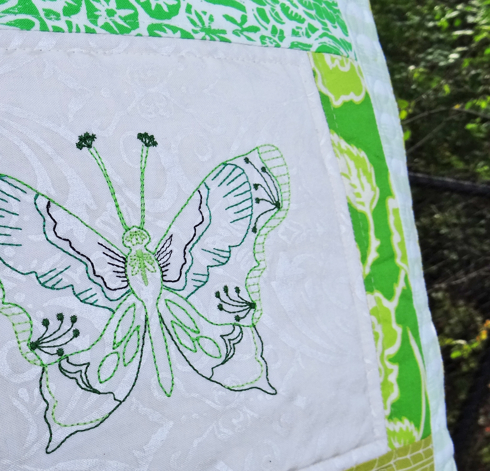 Janome Skyline S9 Embroidered Butterfly