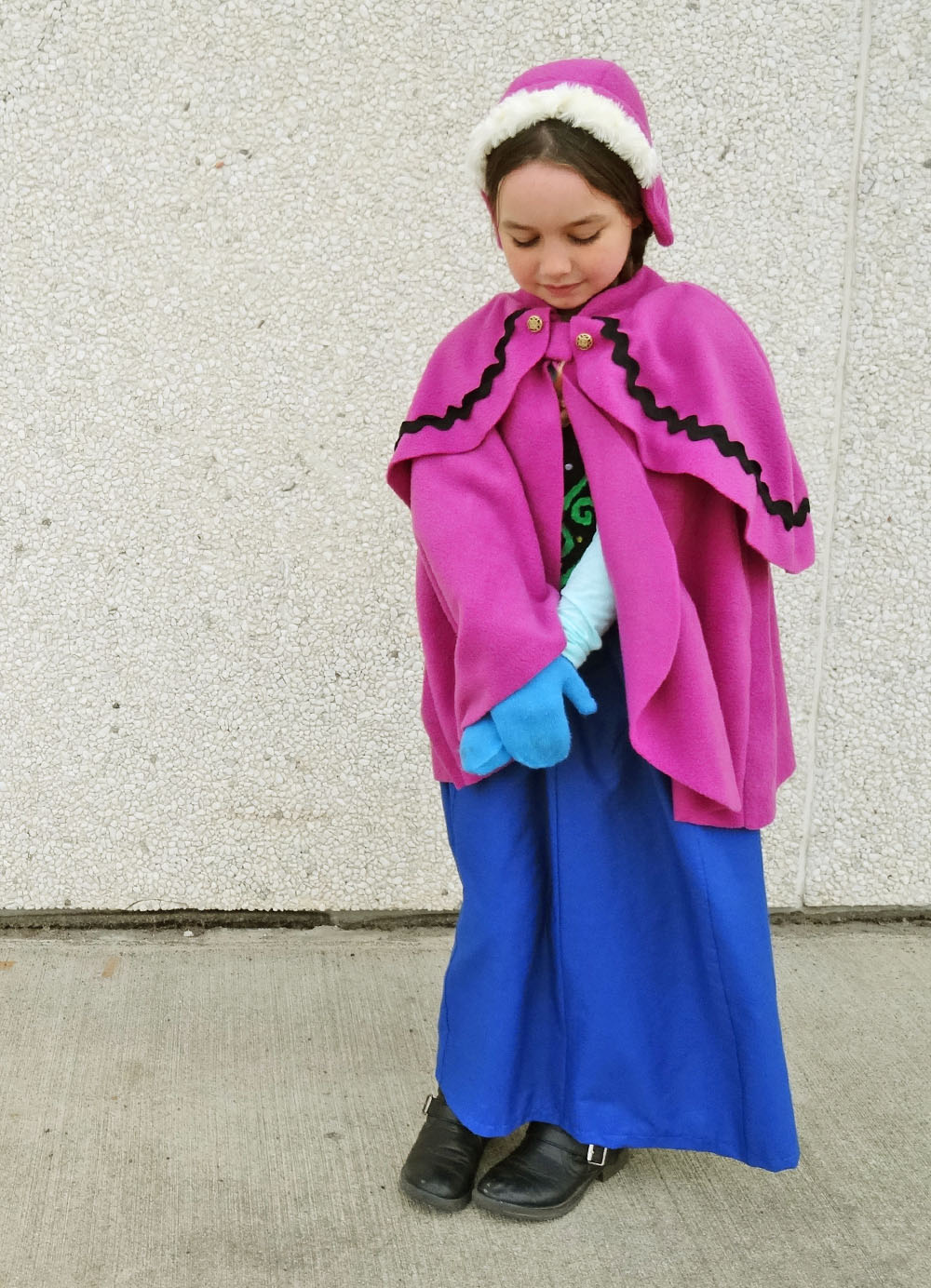 Anna Costume Hat Cape and Dress