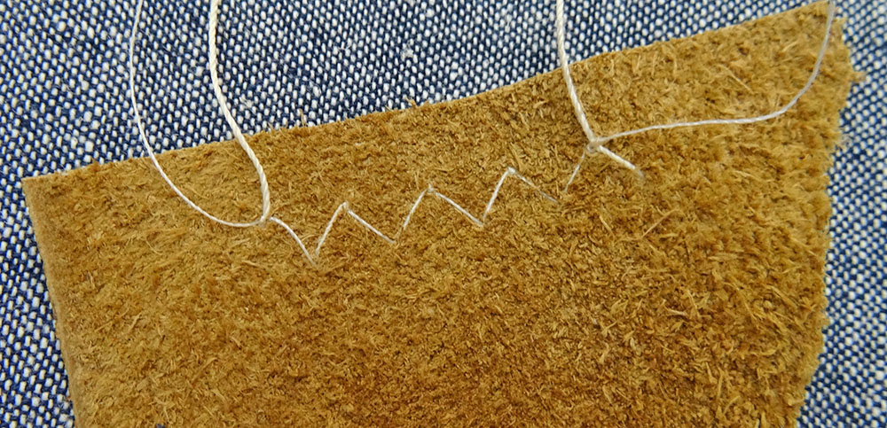 Pull Threads to the back and Tie to secure Pull Threads to the back and Tie to secure
