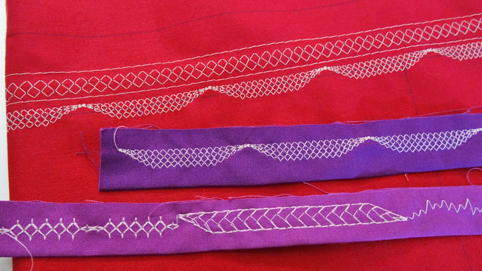 More Tapered Stitches