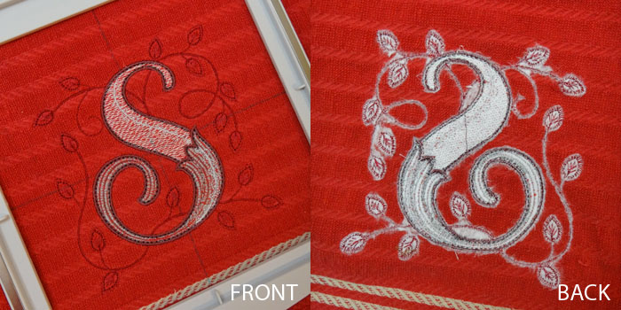 Embroidered Flourish S - Comparison