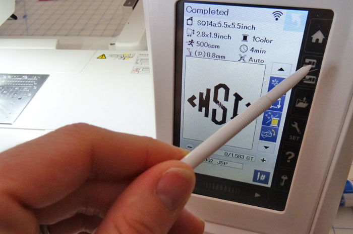 Skyline Toggle to Sewing Mode