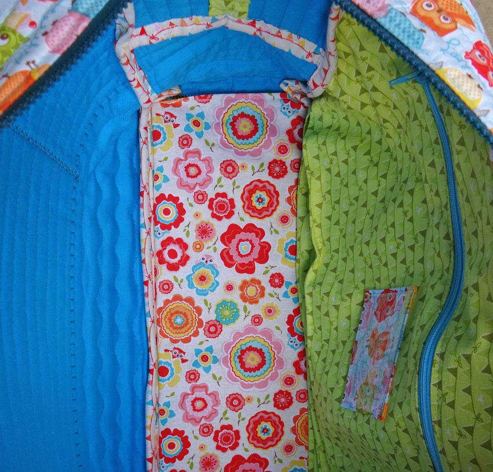 Blue Tree Party Cargo Duffle - Lining