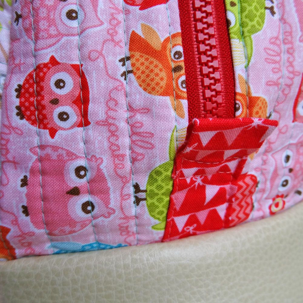 Zipper Tabs - Pink Cargo Duffle