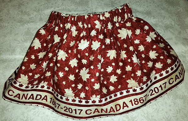 Fat Quarter Skirt - Size 2 - Bev