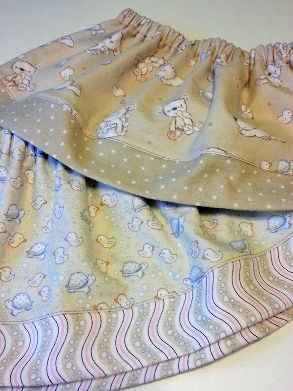 Fat Quarter Skirt - Size 3 - Julie