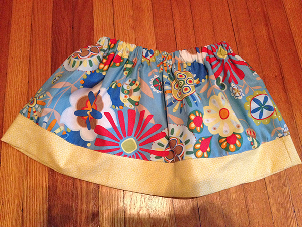 Fat Quarter Skirt - Size 3 - Robin