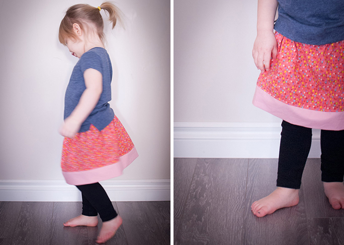 Fat Quarter Skirt - Size 3 - Tori