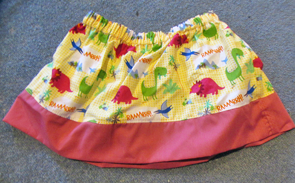 Fat Quarter Skirt - Size 4 - Alison