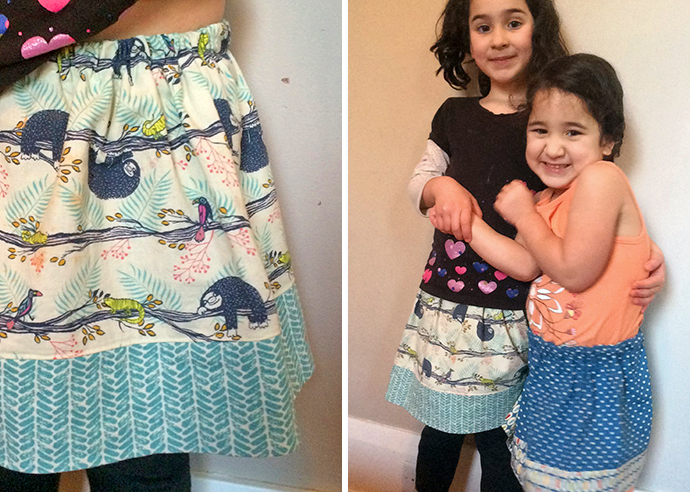 Fat Quarter Skirt - Size 4 - Danielle