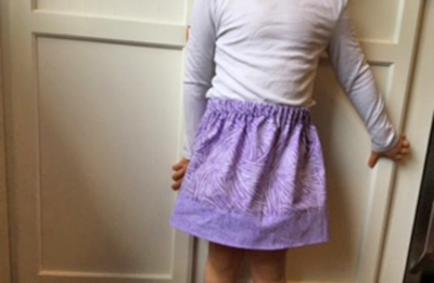 Fat Quarter Skirt - Size 4 - Pam