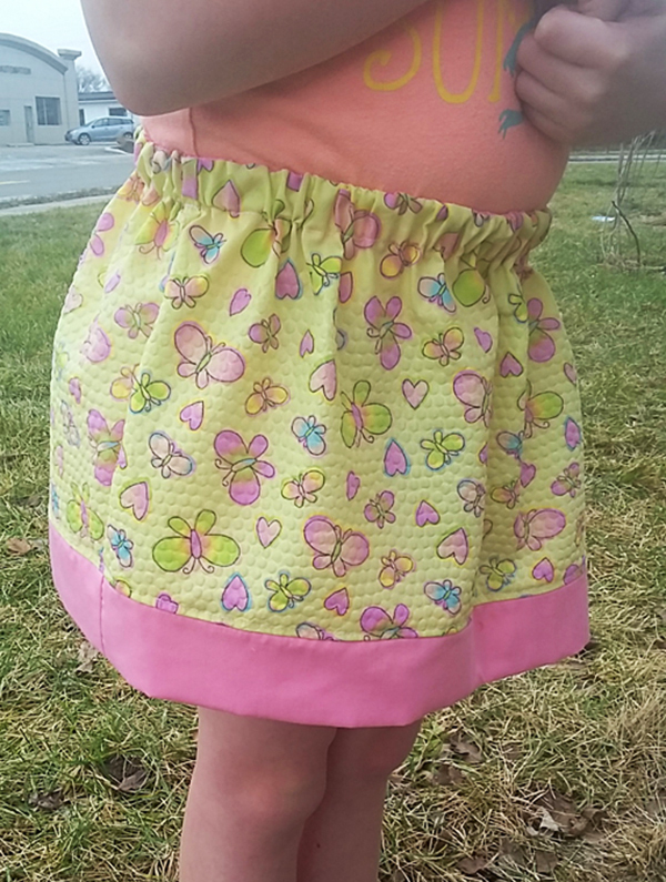 Fat Quarter Skirt - Size 5 - Stacey