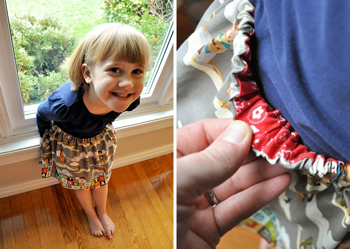 Fat Quarter Skirt - Size 6 - Gillian