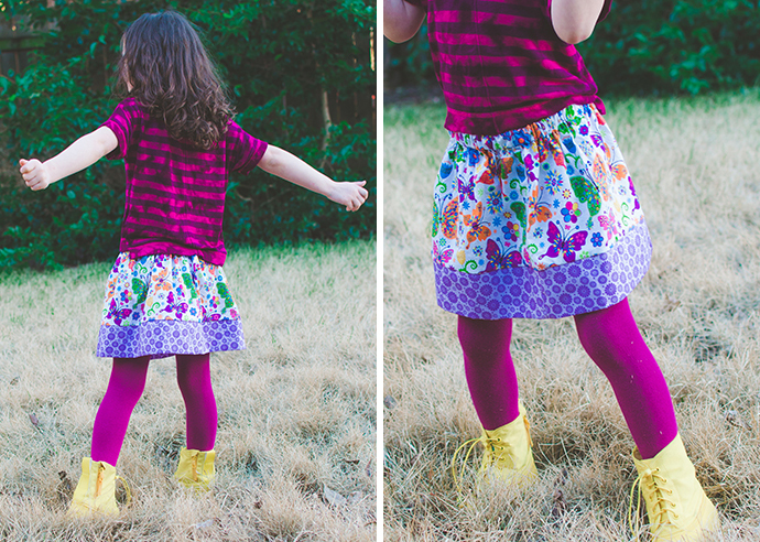 Fat Quarter Skirt - Size 6 - Starly