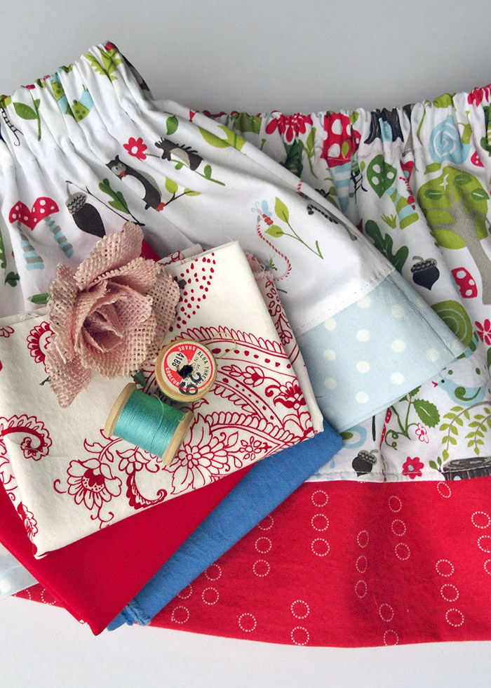 Fat Quarter Skirt Pattern - Thread Riding Hood