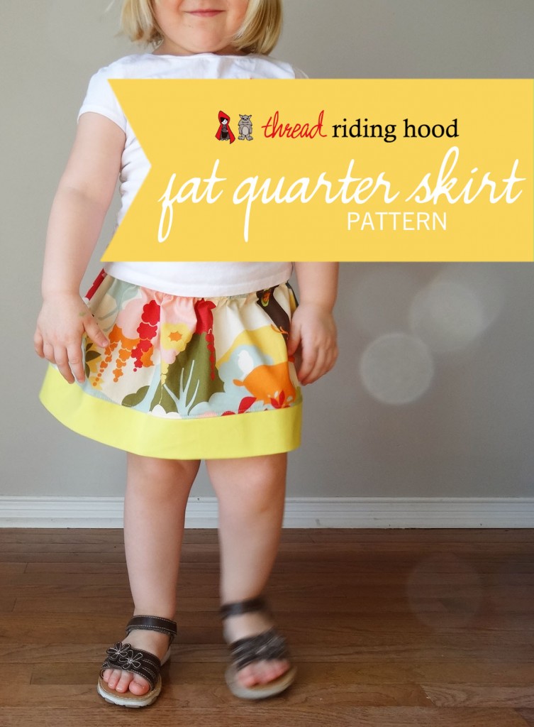 Fat Quarter Skirt Pattern - Thread Riding Hood