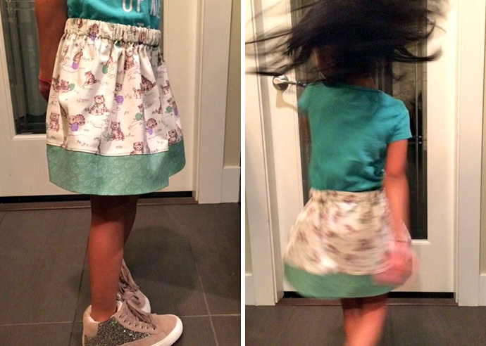 Fat Quarter Skirt - Barbara