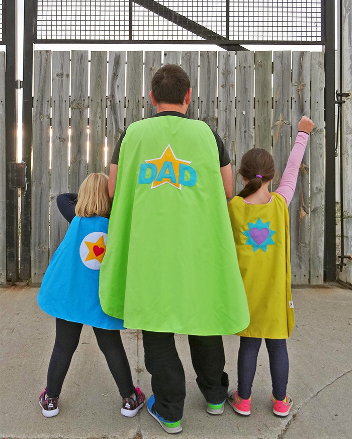 Free Super Hero Cape Sewing Pattern