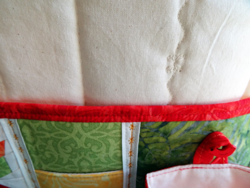 Bias Tape Stitch Detail Sewing Machine Mat, Sewing Machine Cover, Thread Catcher, Batiks