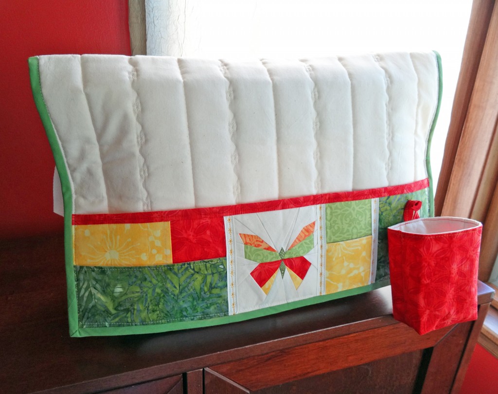Sewing Machine Cover and Mat Sewing Machine Mat, Sewing Machine Cover, Thread Catcher, Batiks