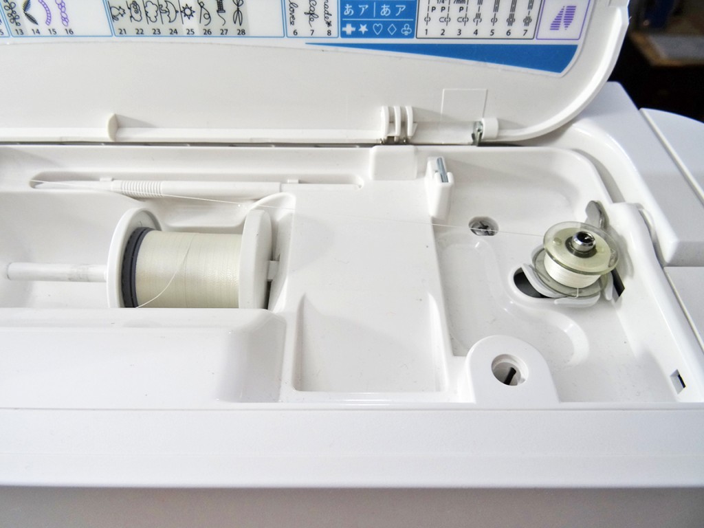 Choose Thread and Wind a Bobbin Choose Thread and Wind a Bobbin, Janome, Skyline S9