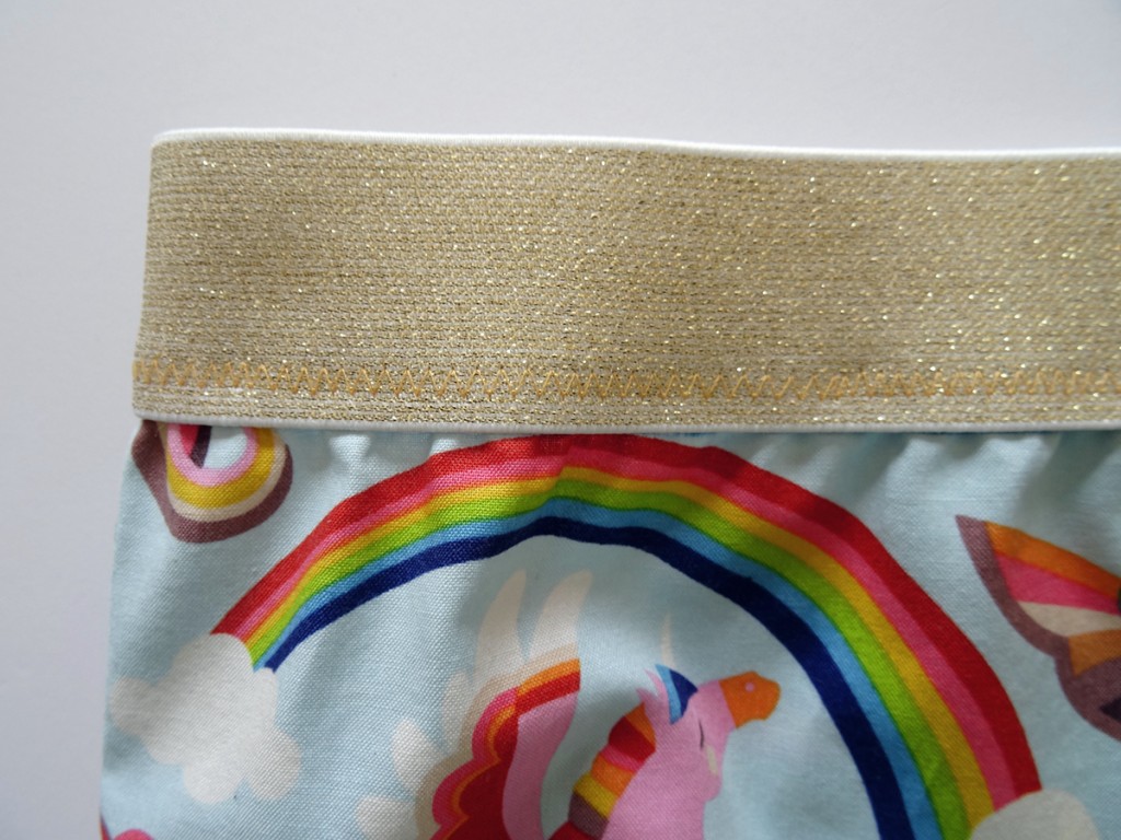 Closeup of Sewn Waistband Closeup of Sewn Waistband