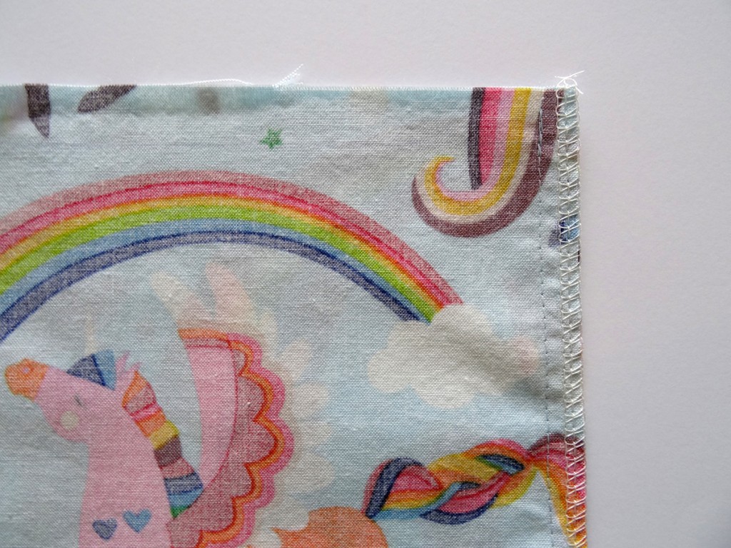 Stitch the side seams Stitch the side seams