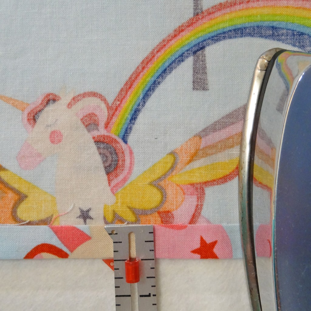 Press the hem up once Press the hem up once