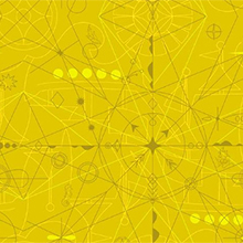 COMPASS CHARTREUSE - SUN PRINT 2018 BY ALISON GLASS