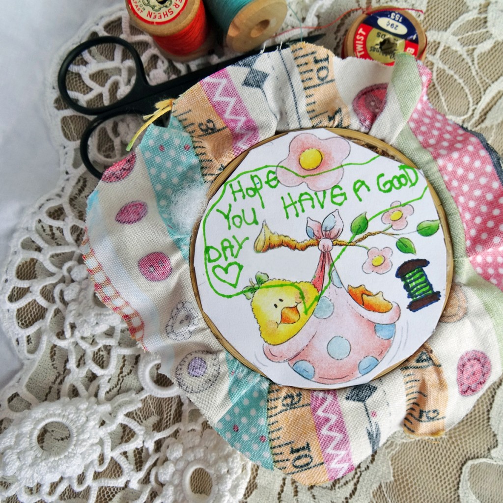 Simple Hoop Pincushion Simple, Hoop Pincushion, DIY, no sew