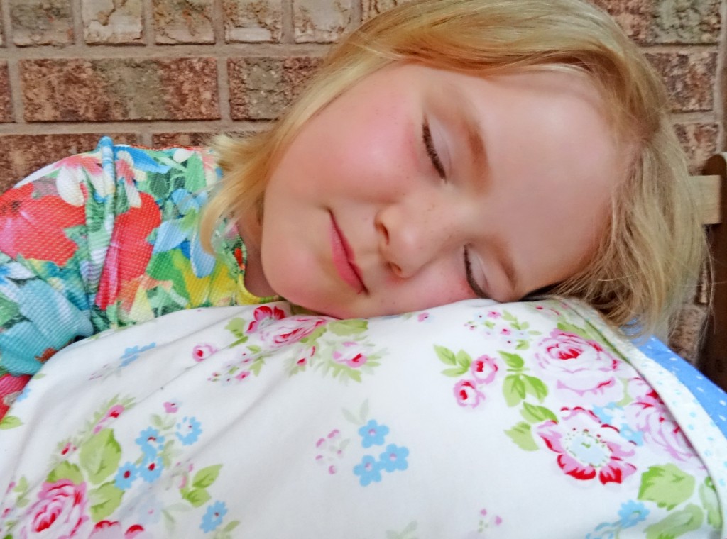 Sleeping child on handmade pillowcase diy pillowcase, secret message, glow in the dark, glow-in-the-dark, handmade, pillowcase