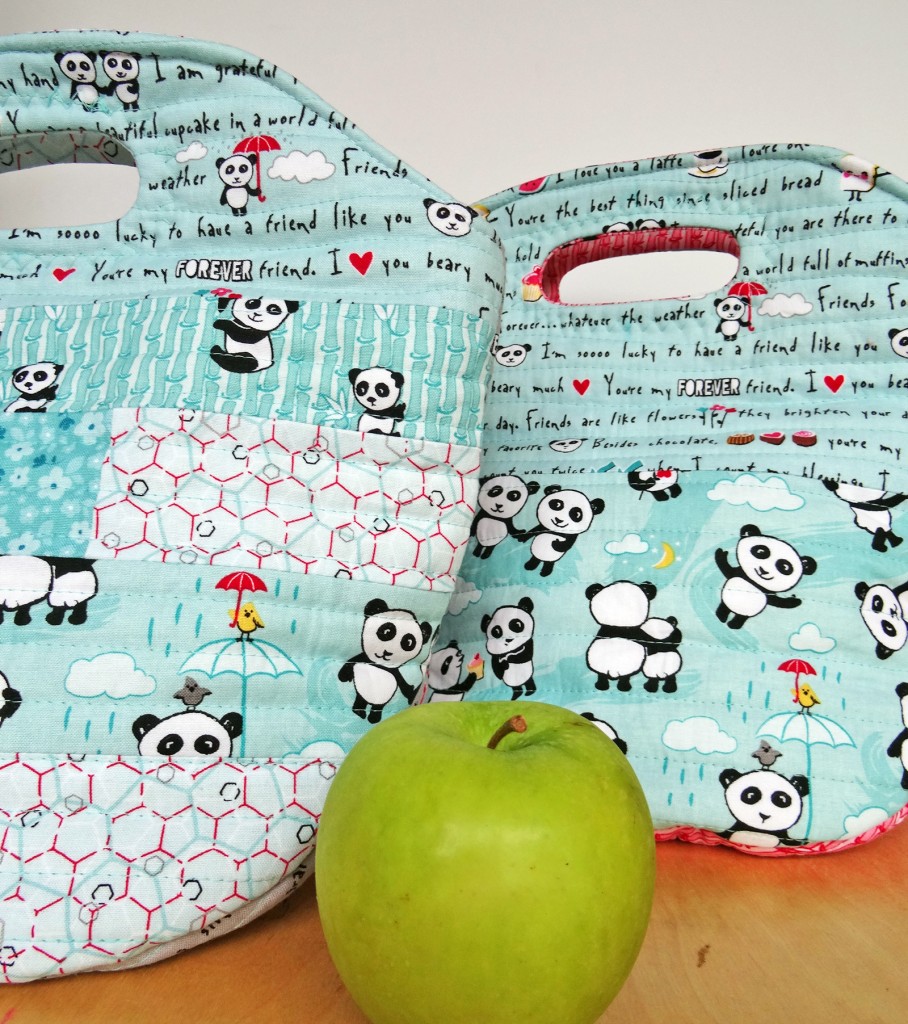 Panda Insulated Lunch Bag Tutorial panda love, lunch bag, panda, tutorial, sew, insulated lunch box, sewing tutorial