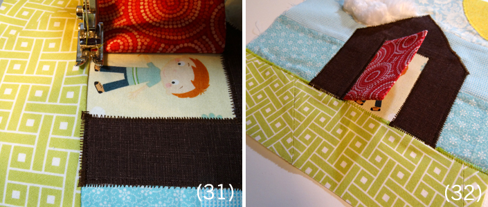 Thread Riding Hood - Quiet Book Sew-Along: Steps 31-32