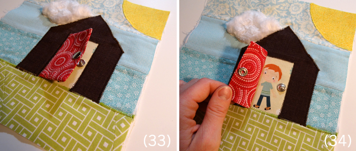 Thread Riding Hood - Quiet Book Sew-Along: Steps 33-34