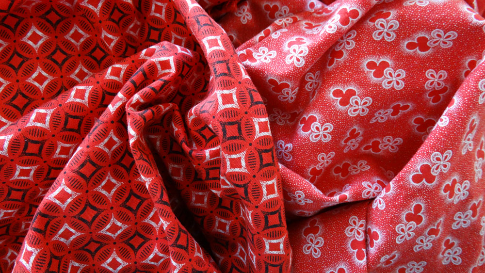 Shweshwe fabric washed