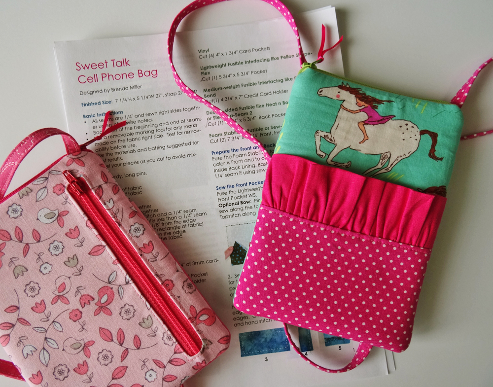 Sweet Talk Cell Phone Bag Pattern and Purses