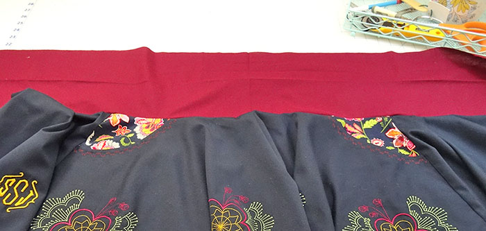 ATS4 Stitch the Sash to the Apron