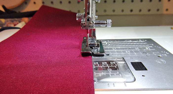 FTA2 Edgestitch using the Blind Hemming Foot