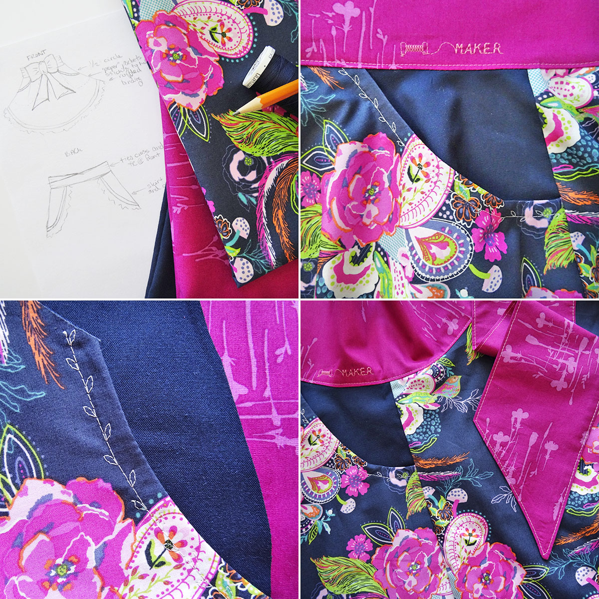 Floral Design Diva Apron